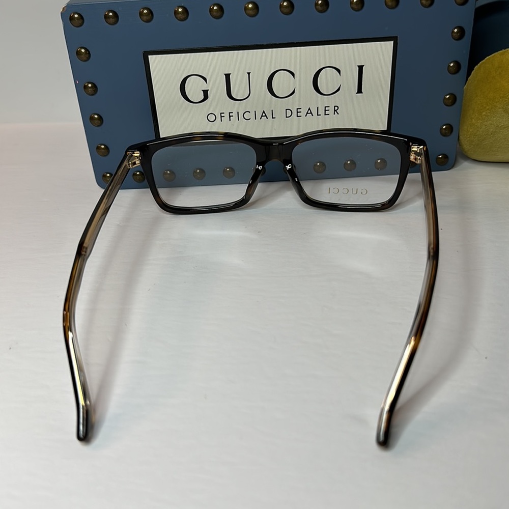 Gucci Men's Eyeglasses GG0191OA GG/0191/OA Full Rim Optical Frame - Picture 10 of 13